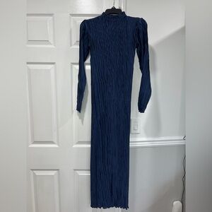 ASOS Deep Blue Long Sleeve Dress